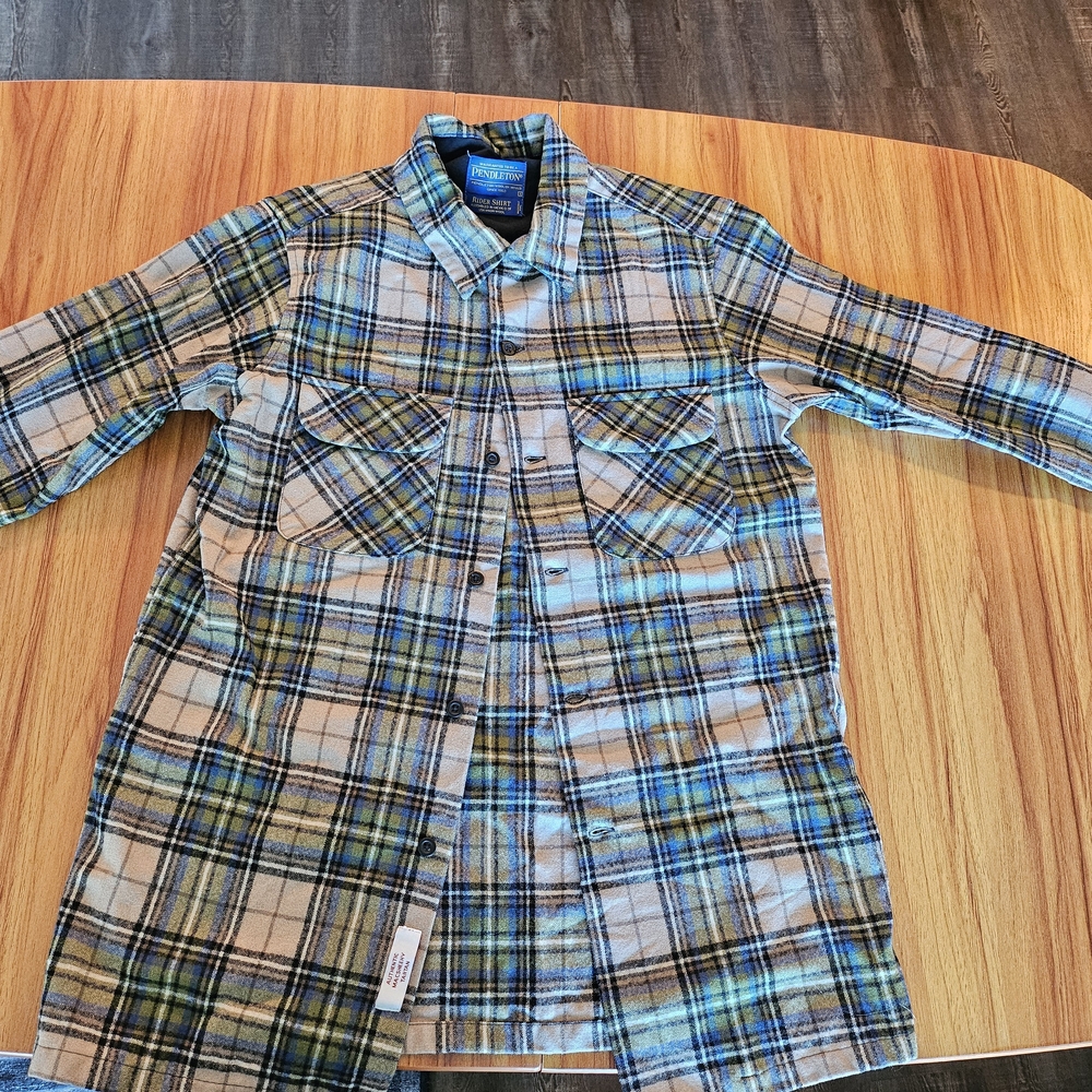Plaid Button-Up Shirt